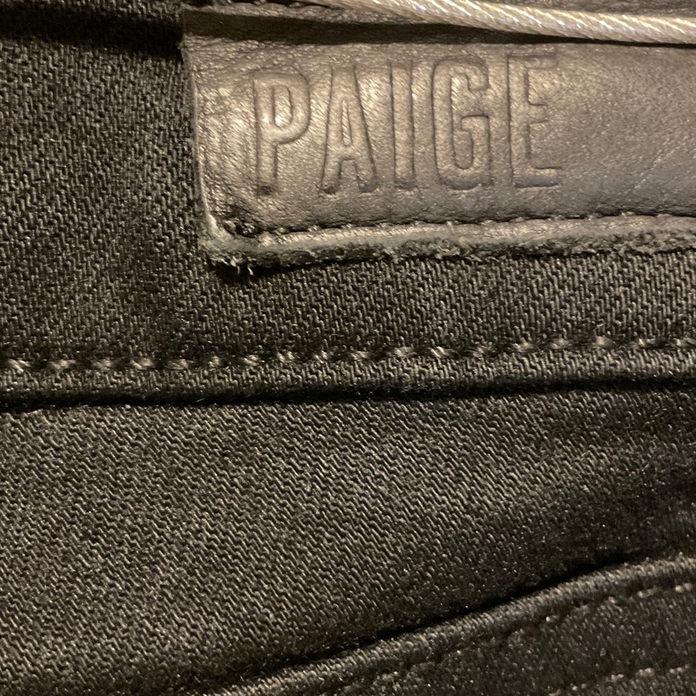 PAIGE Classic Black Denim Jeans - Picture 4 of 4